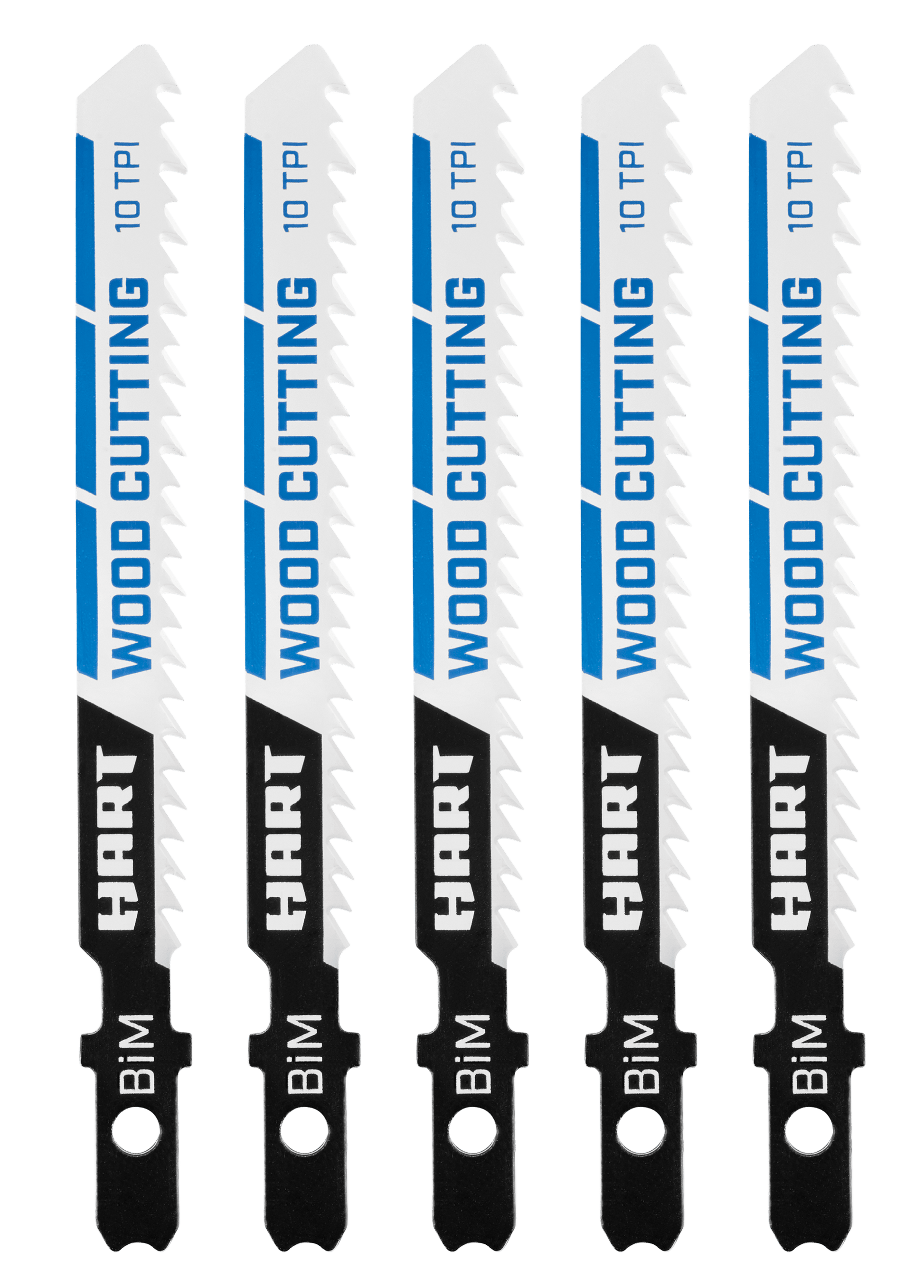 5 PC. 10 TPI Jigsaw Blades