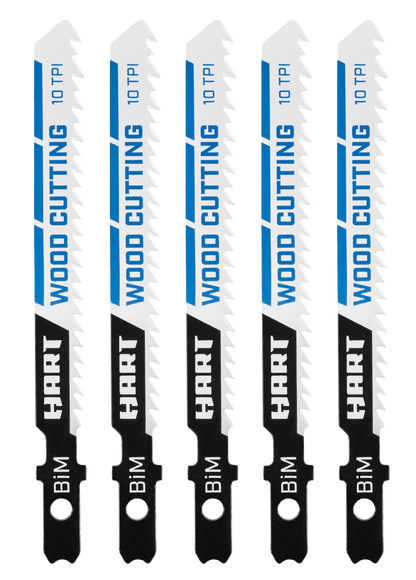 5 PC. 10 TPI Jigsaw Blades