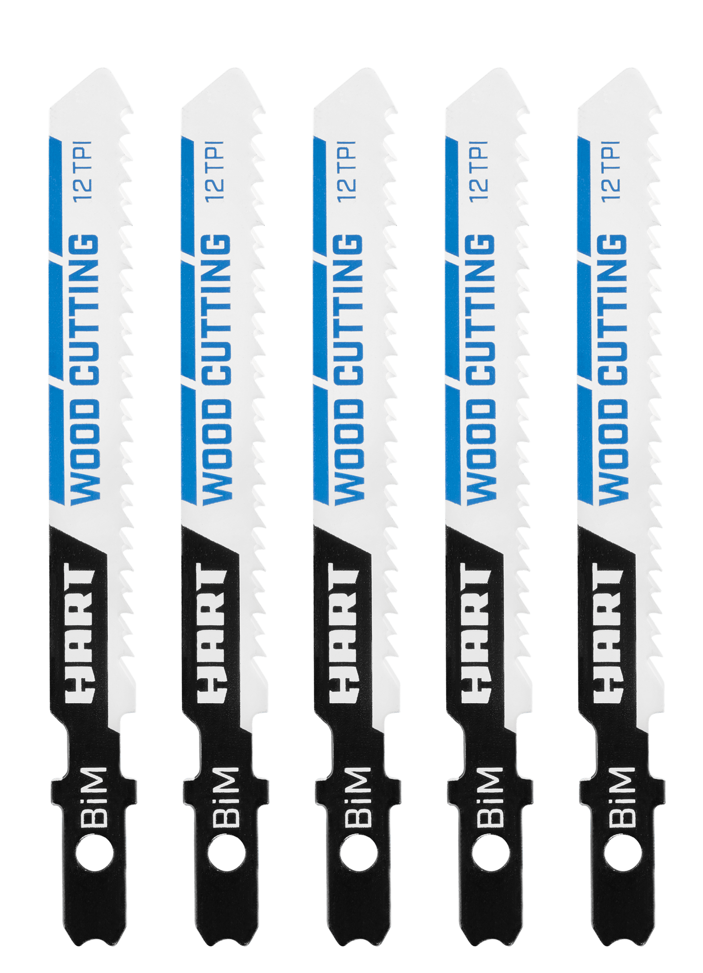 5 PC. 12 TPI Jigsaw Blades