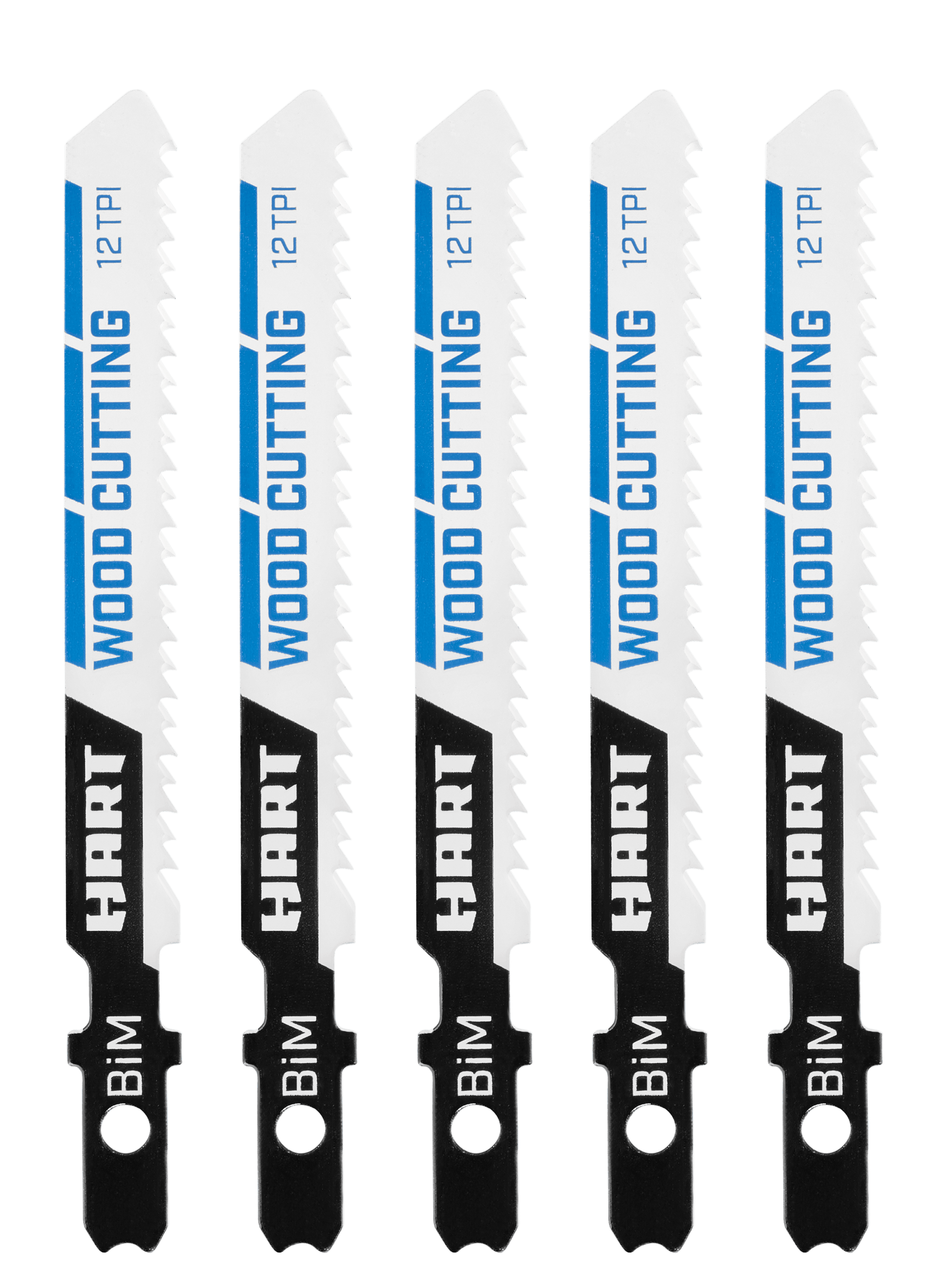 5 PC. 12 TPI Jigsaw Blades