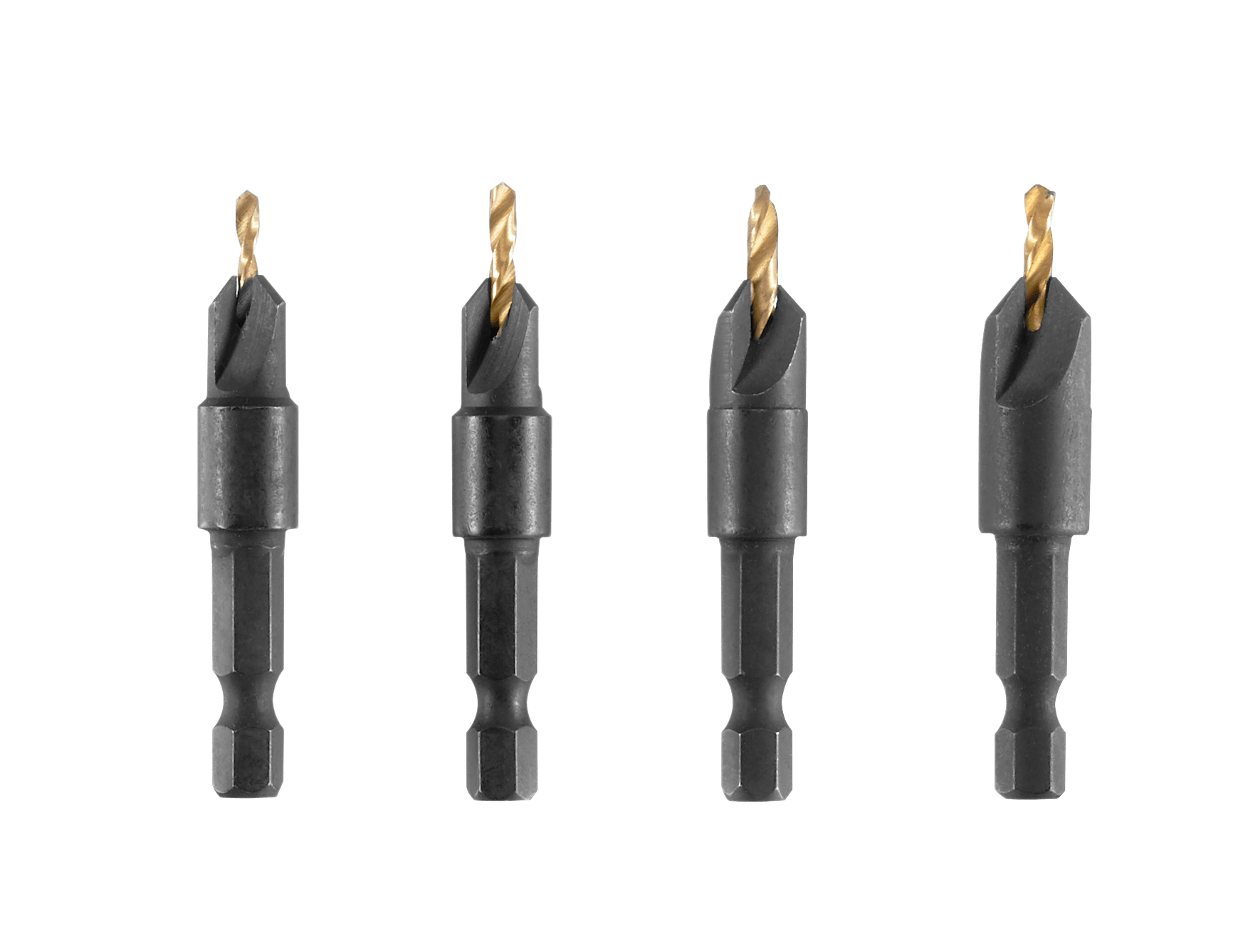 5 PC. Titanium Countersink Bit Set