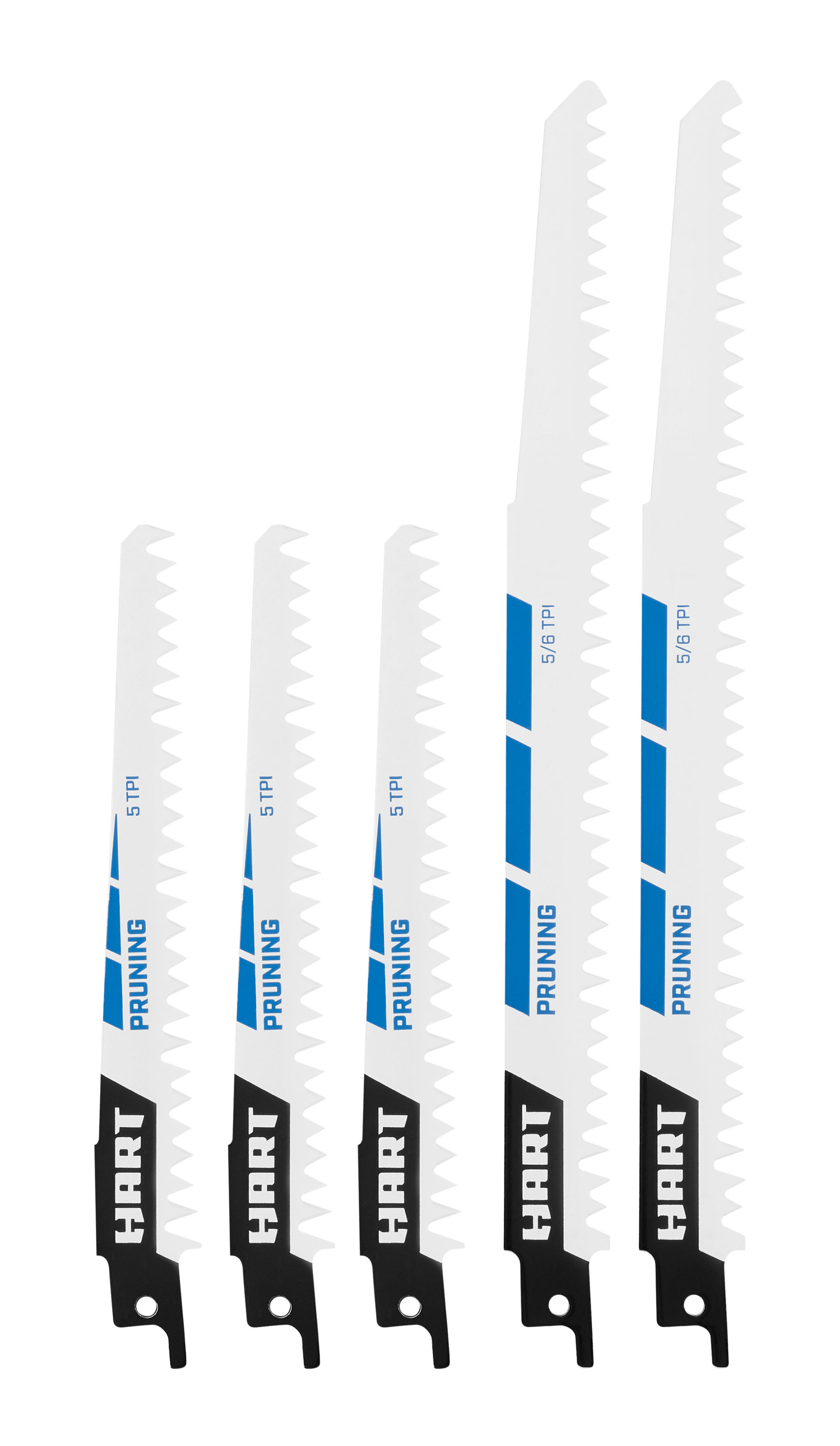 5pc Pruning Reciprocating Saw Blade Set