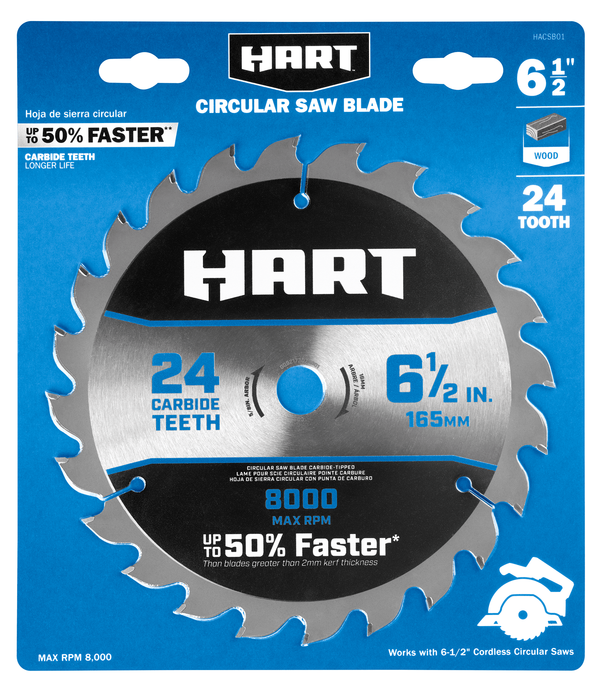 6-1/2" 24 Tooth Circular Saw Blade