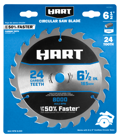 6-1/2" 24 Tooth Circular Saw Blade