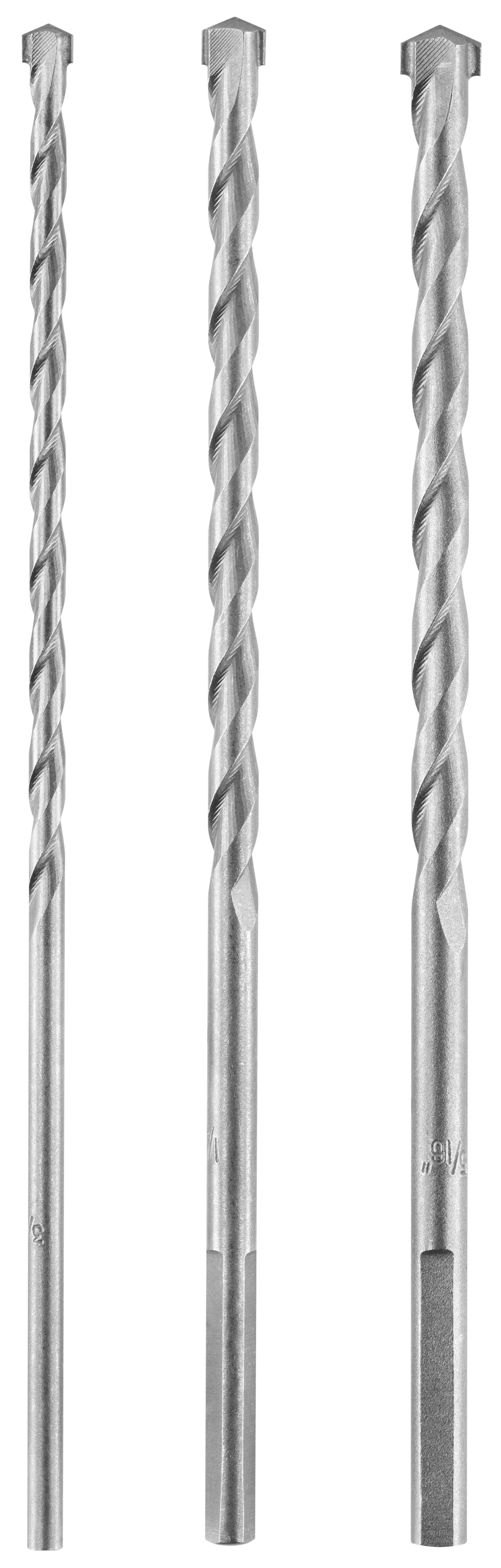 6" Masonry Drill Bit Set