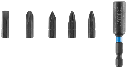 6 PC. Impact Driver Bit Set