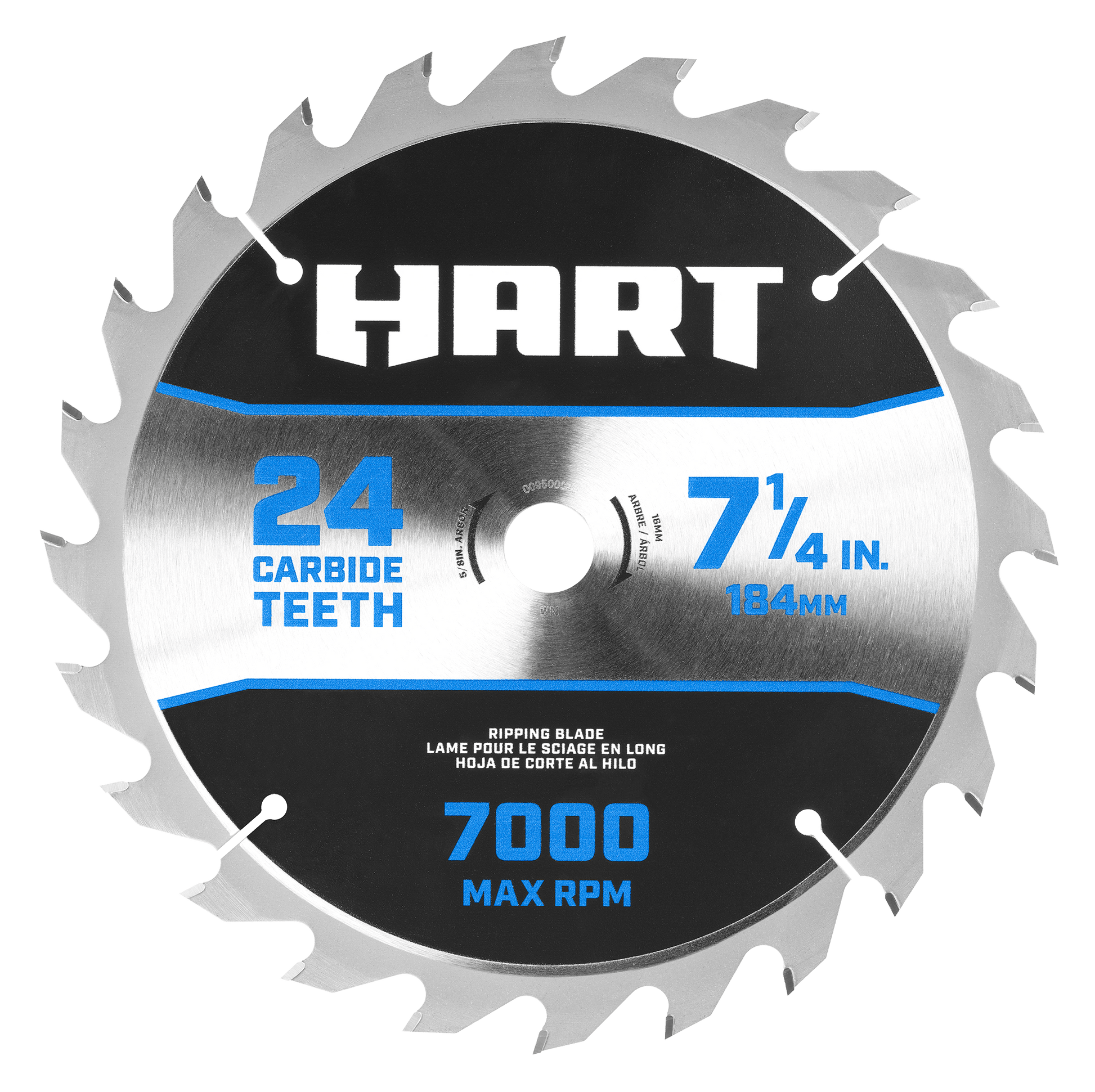 7-1/4" 24T Miter Saw Blades - 3 Pack