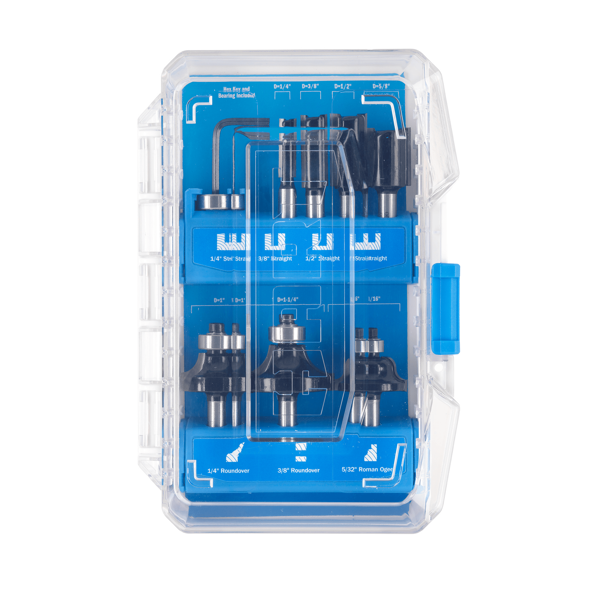 7 PC Assorted Router Bit Set