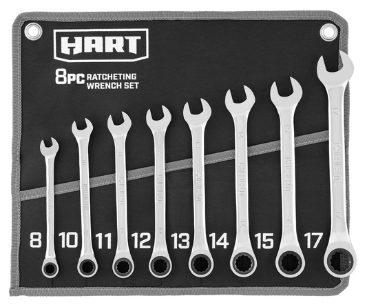 8 PC. Ratcheting Wrench Set MM