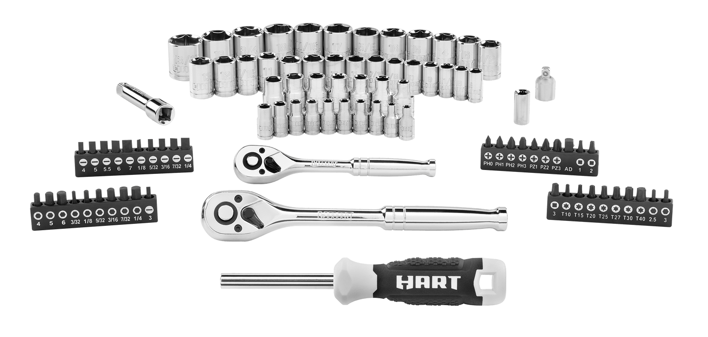 90 PC. Mechanics Tool Set