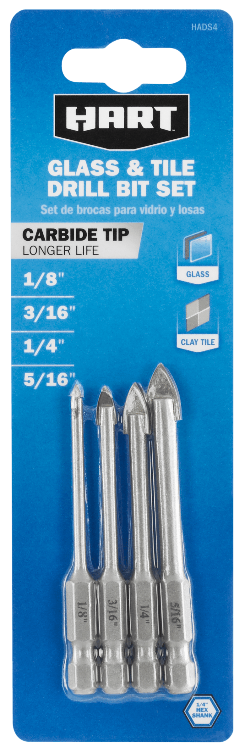 Glass & Tile Drill Bit Set