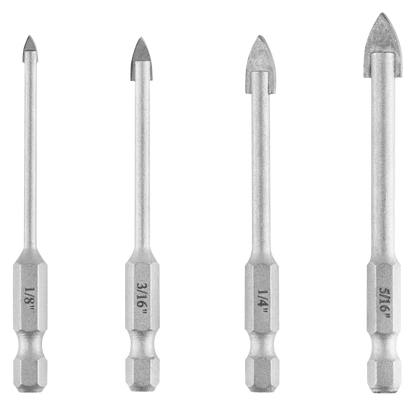 Glass & Tile Drill Bit Set