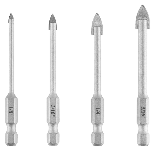 Glass & Tile Drill Bit Set