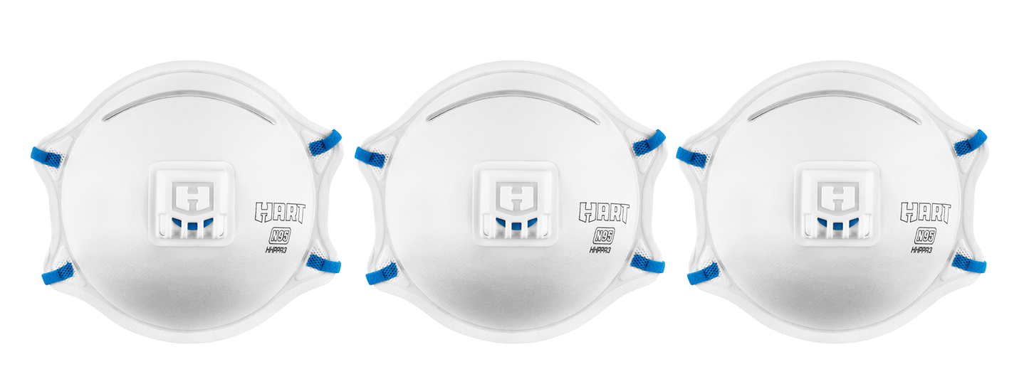 Valved Respirator - 3 Pack